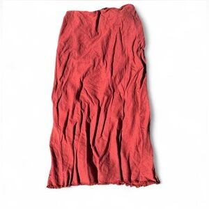 Zara Red Maxi Skirt